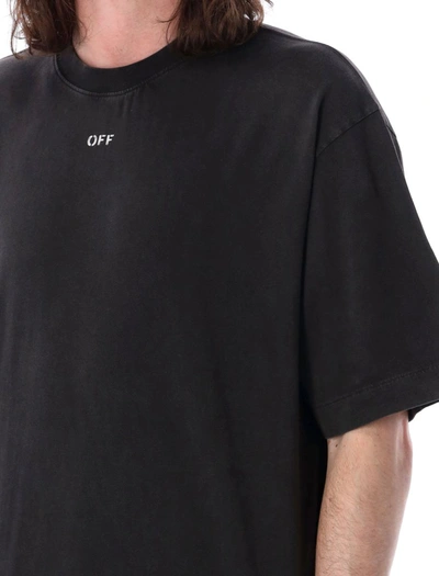 Shop Off-white Bw Matthew Skate S/s T-shirt In Black Grey