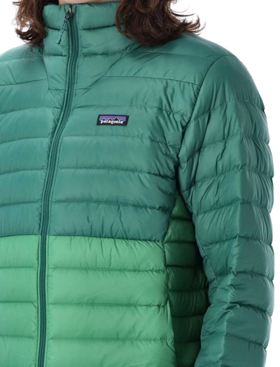 Shop Patagonia Down Sweater Jacket In Gather Green
