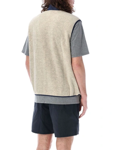 Shop Patagonia Synch Vest In Oatmeal Heather