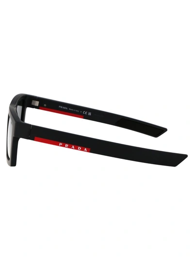 Shop Prada Linea Rossa Sunglasses In 18k60a Metal Grey