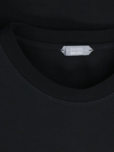 Shop Zanone T-shirts And Polos In Black