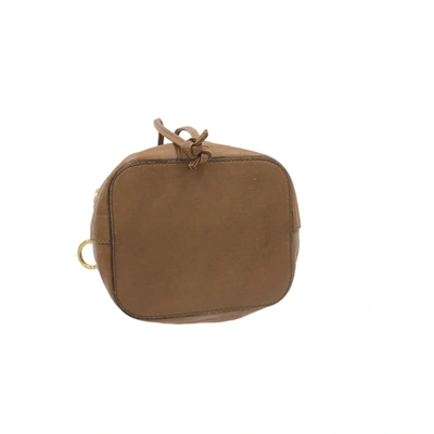 Shop Fendi Mon Trésor Brown Leather Shoulder Bag ()