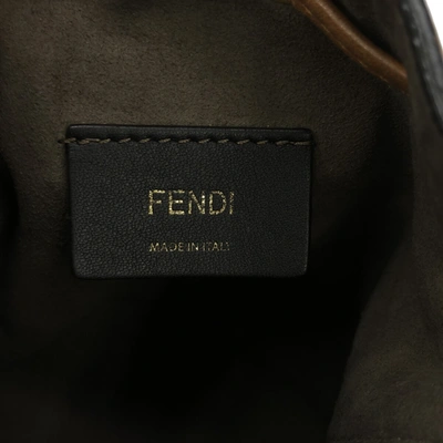 Shop Fendi Mon Trésor Brown Leather Shoulder Bag ()