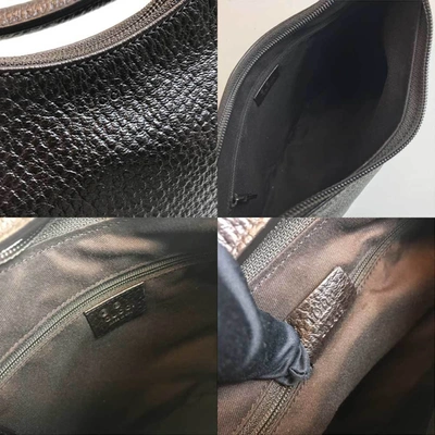 Shop Gucci Black Leather Tote Bag ()