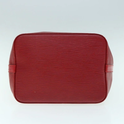 Pre-owned Louis Vuitton Noé Pm Burgundy Leather Shoulder Bag ()