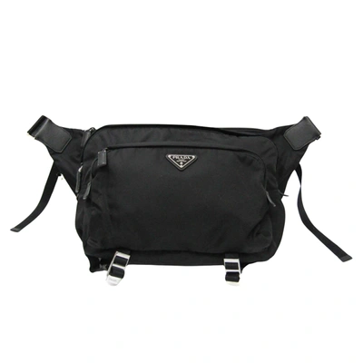 Shop Prada Tessuto Black Synthetic Shopper Bag ()