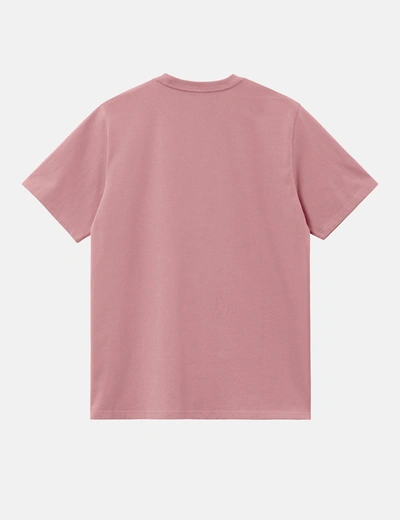 Shop Carhartt -wip Chase T-shirt (loose) In Pink