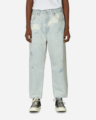 Levi's Relaxed Fit Light Wash Denim Pants With Vintage Accents In Blue