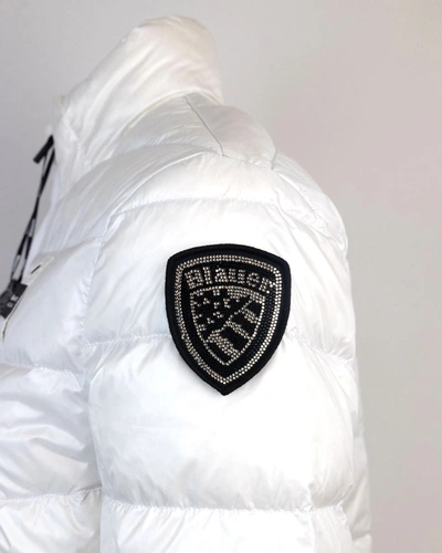 Shop Blauer Usa Jacket In White