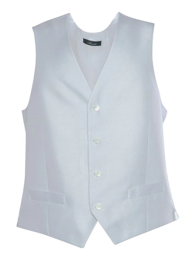Brando-lubiam Light Gray Vest In Gray