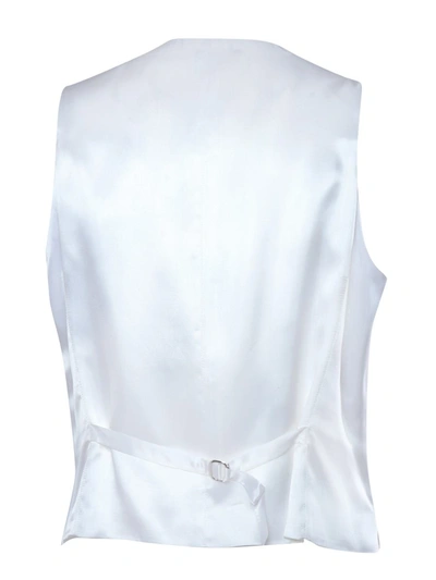 Brando-lubiam Light Gray Vest In Blue