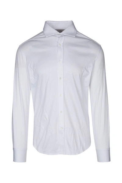 Shop Brunello Cucinelli Shirts In Bianco