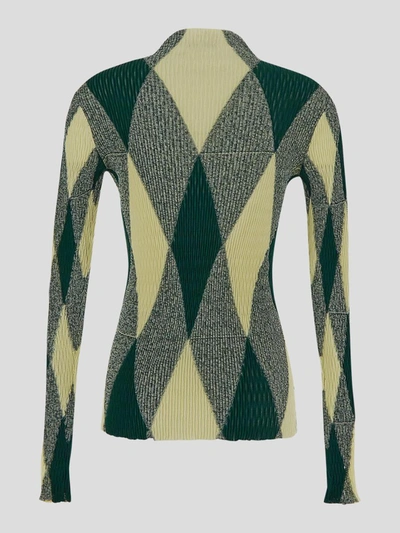 Shop Burberry Sweaters In Ivypattern