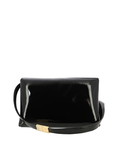 Shop Marni "prisma" Shoulder Bag In Black