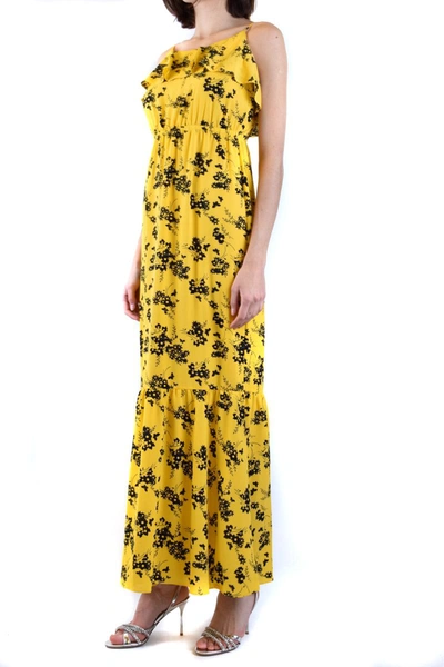 Shop Michael Kors Dress In Yellow