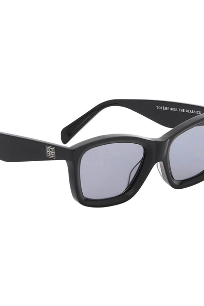 Shop Totême Toteme The Classics Sunglasses In Black