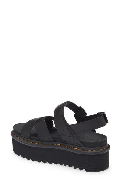 Shop Dr. Martens' Voss Ii Quad Strappy Platform Sandal In Black Athena