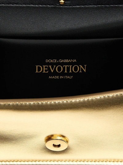 Shop Dolce & Gabbana Devotion Hand Bags Gold