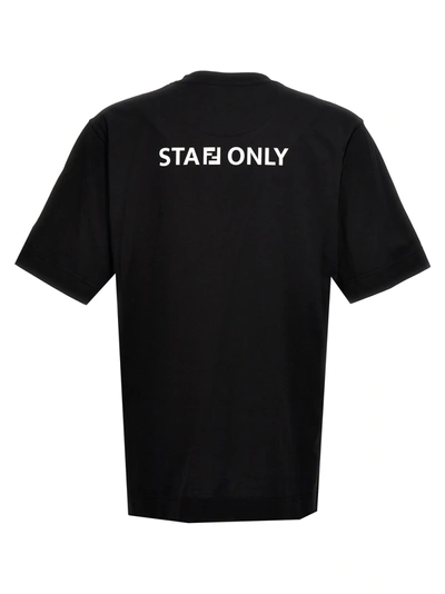 Shop Fendi Staff Only T-shirt Black