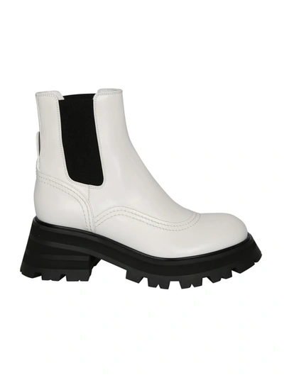 Shop Alexander Mcqueen Boots In White