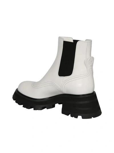 Shop Alexander Mcqueen Boots In White