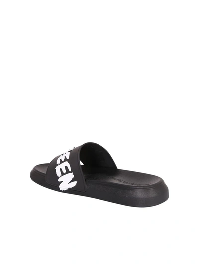 Shop Alexander Mcqueen Sandals In Black