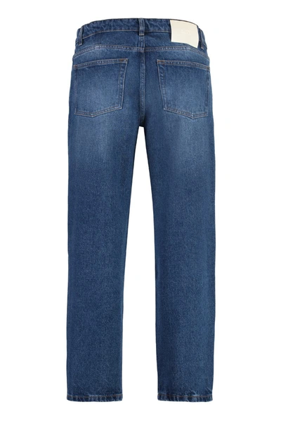 Shop Ami Alexandre Mattiussi Ami Paris Straight Leg Jeans In Denim