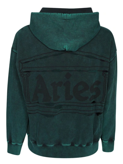 Shop Aries Sweatshirts In Green