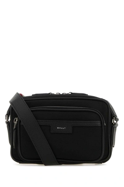Shop Bally Shoulder Bags In Black+palladio