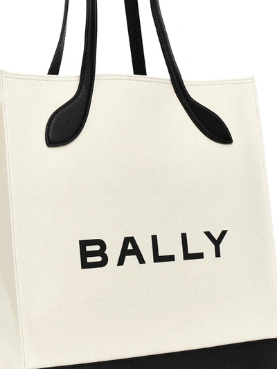 Shop Bally Shoulder Bag In Beige
