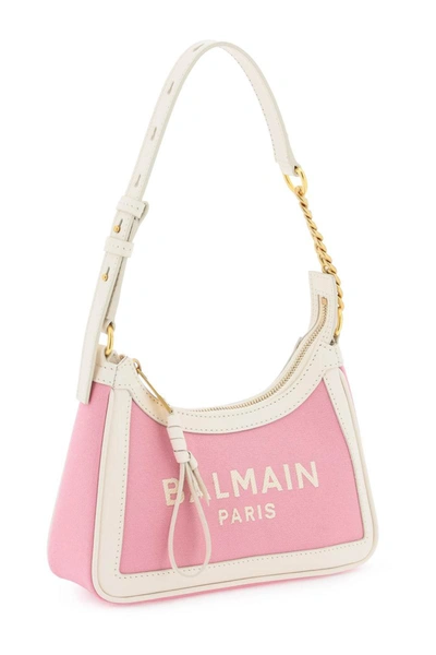 Shop Balmain B-army Shoulder Bag In Pink