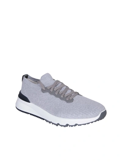 Shop Brunello Cucinelli Sneakers In Grey