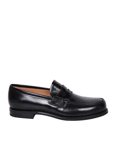 Shop Church's Loafers In Black