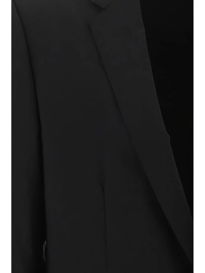Shop Dolce & Gabbana Black Wool Two Pieces Suit