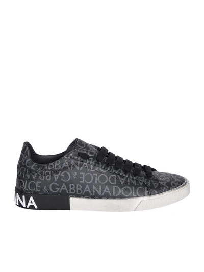 Shop Dolce & Gabbana Sneakers In Grey