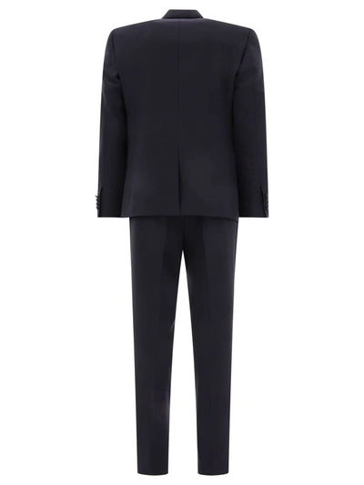 Shop Dolce & Gabbana Three-piece Suit In Blue