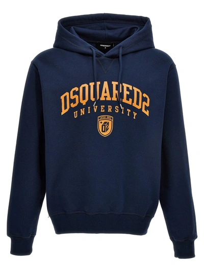 Shop Dsquared2 Dsquared Sweatshirts In Navyblue