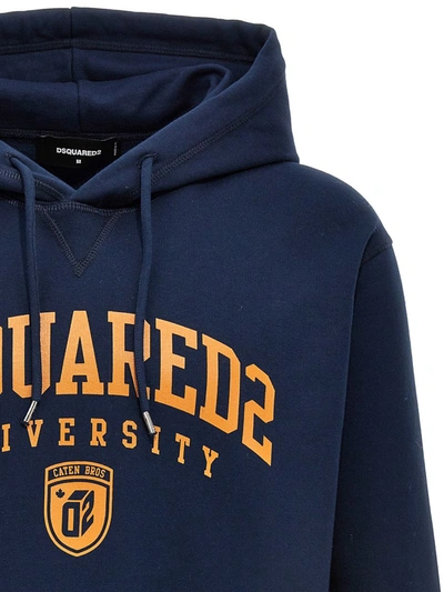 Shop Dsquared2 Dsquared Sweatshirts In Navyblue