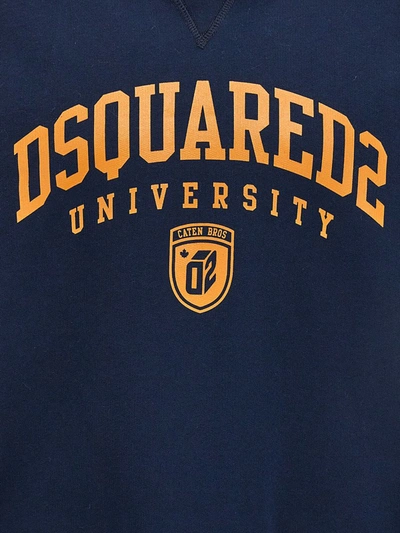 Shop Dsquared2 Dsquared Sweatshirts In Navyblue