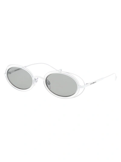 Shop Ea7 Emporio Armani Sunglasses In 333387 Matte White