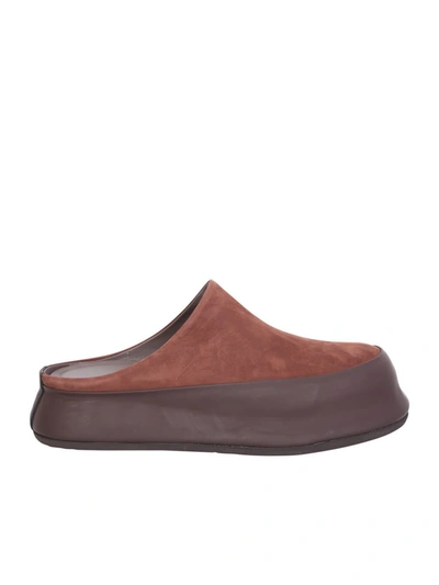 Shop Jacquemus Sandals In Brown