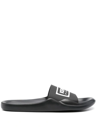 Shop Kenzo Sandals In Black