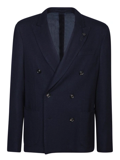 Shop Lardini Blazers In Blue