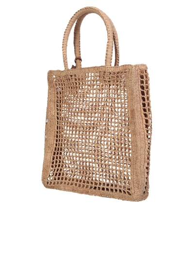 Shop Manebi Manebí Bags In Beige