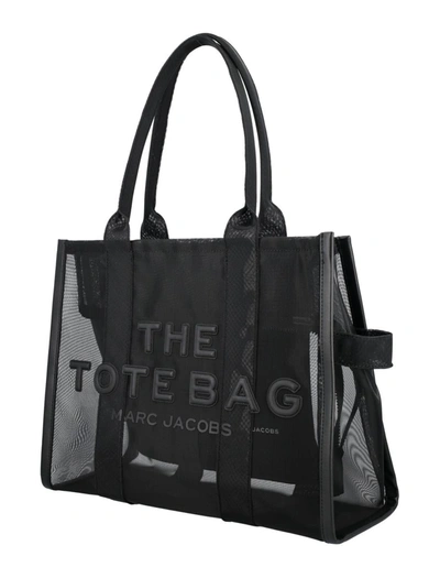 Shop Marc Jacobs The Mesh Large Tote In Black