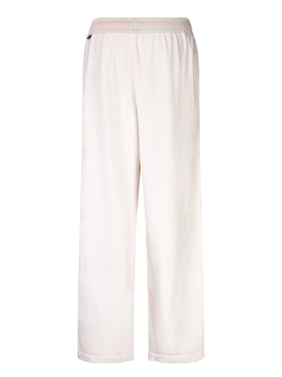 Shop Moncler Grenoble Trousers In White