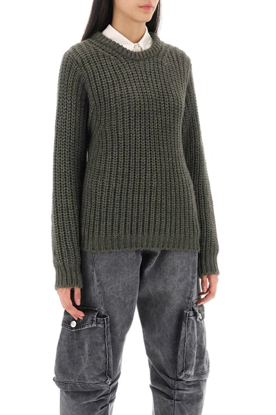 Shop Mvp Wardrobe Carducci Chunky Sweater In Brown