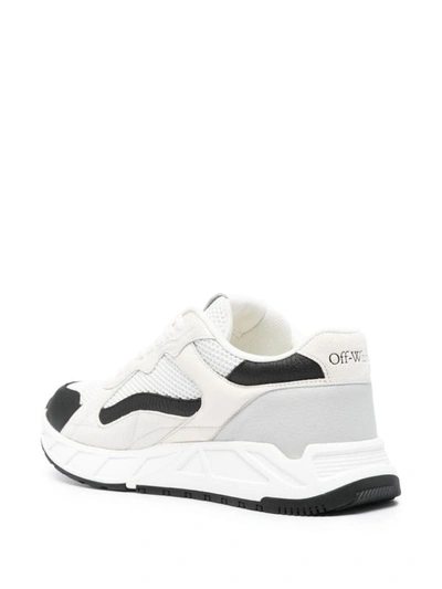 Shop Off-white White Leather Blend Sneakers