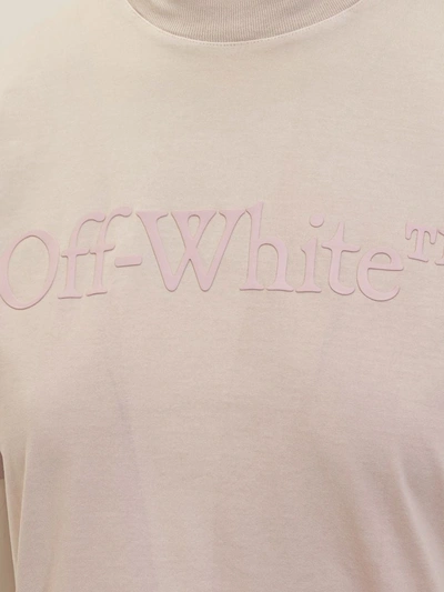 Shop Off-white T-shirts In Burnished Lilac Burnished Lilac