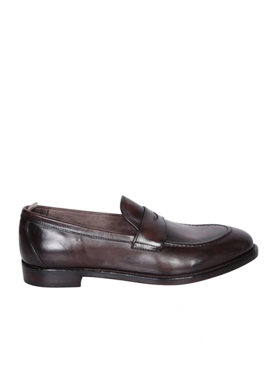 Shop Officine Creative Loafers In Brown